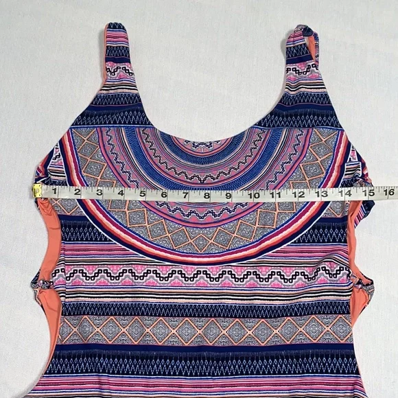 Red Carter Boho Festival One Piece L - Picture 6 of 11